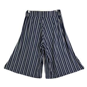ROBERT LOUIS Blue/White Stripped Capri Shorts Womens Size M